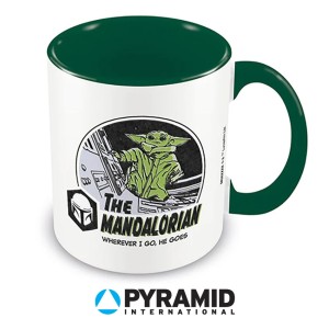 Чаша с Грогу от "Мандалориан" - зелена